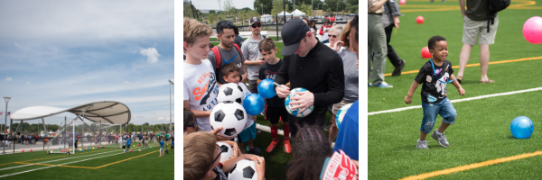 Photos of the opening day for The Fields at RFK Campus