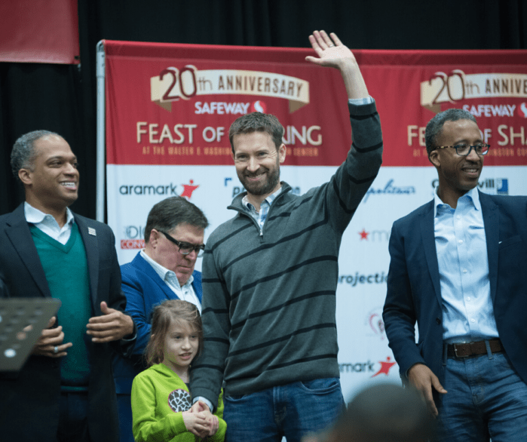 Group attending Feast of Sharing