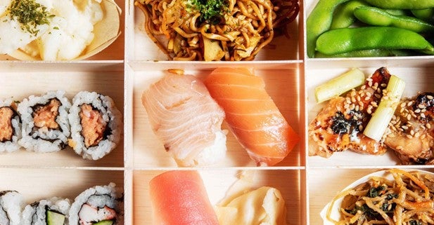 Sumo + Sushi NYC Bento Box | Photo taken by: Aubrie Legault