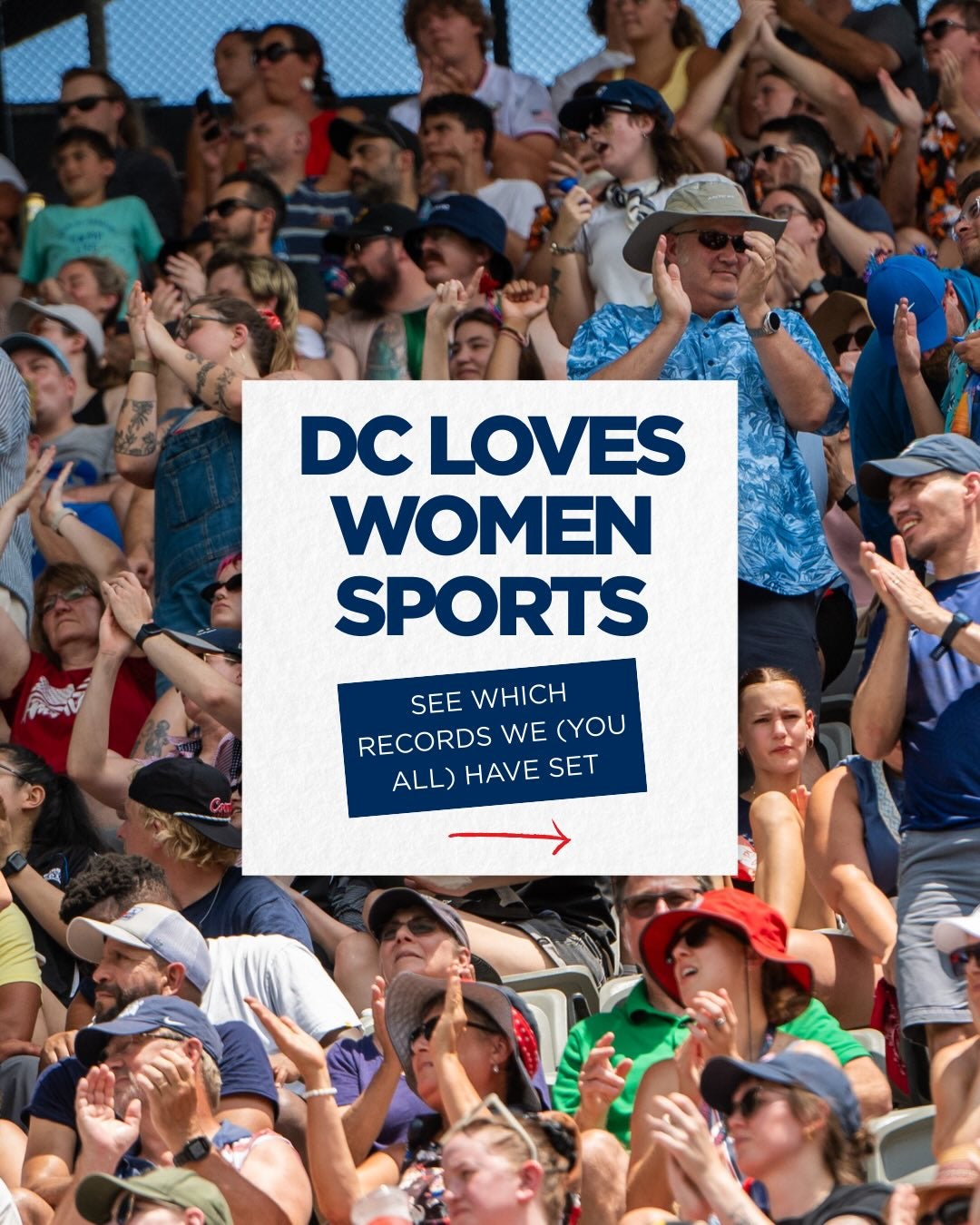 Who run the world? 

Washington, DC has been the home to multiple record breaking moments in women’s sports 

 Highest attended @wnba game
 Highest attended women’s rugby game in the US 
 Buggest crowd in US women’s hockey history 

What’s next for the Sp