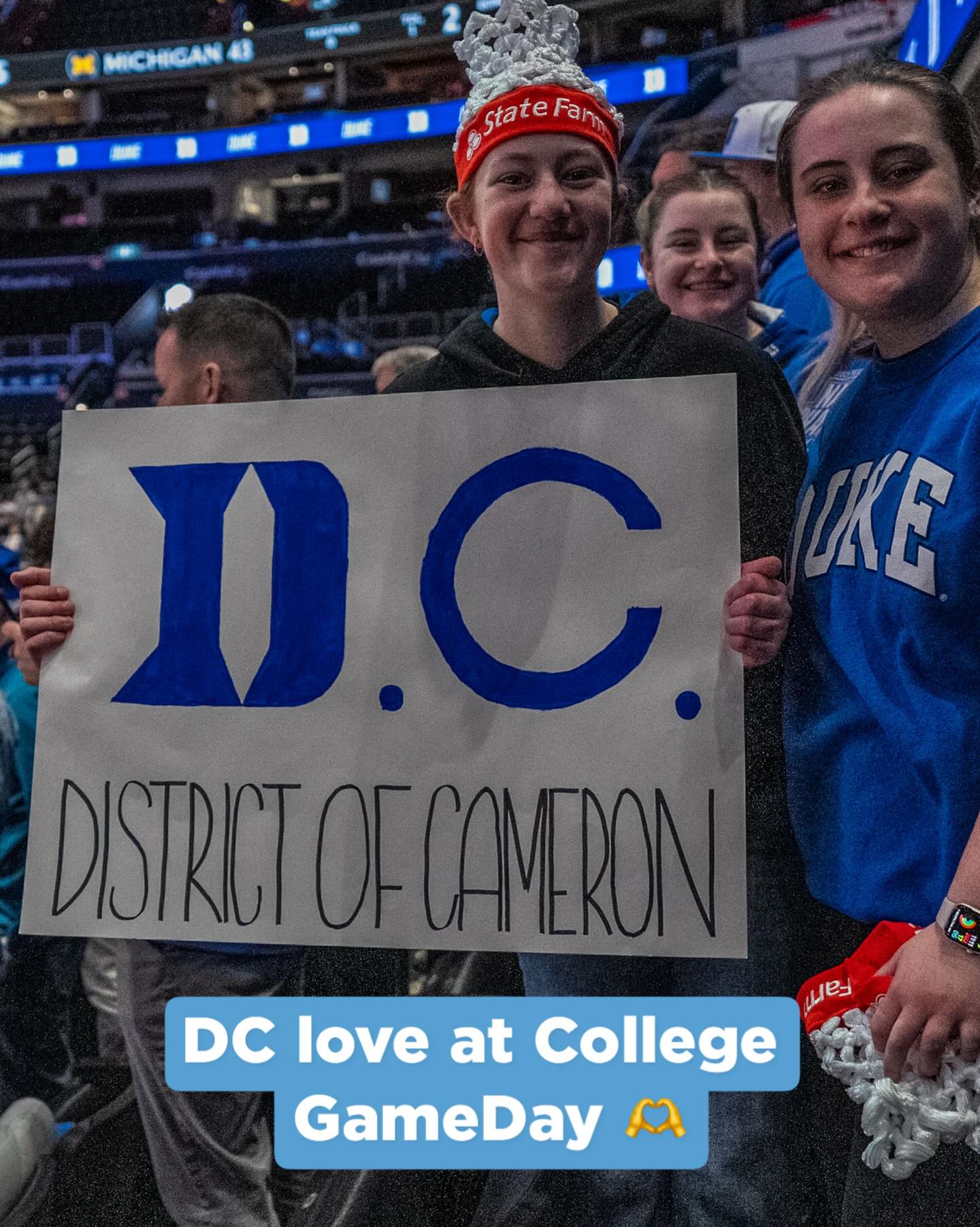 That DC love ❤️

Shoutout to all the DC fans and fans from afar who showed out in the nation’s capital today 

 College GameDay | @collegegameday | @capitalonearena
