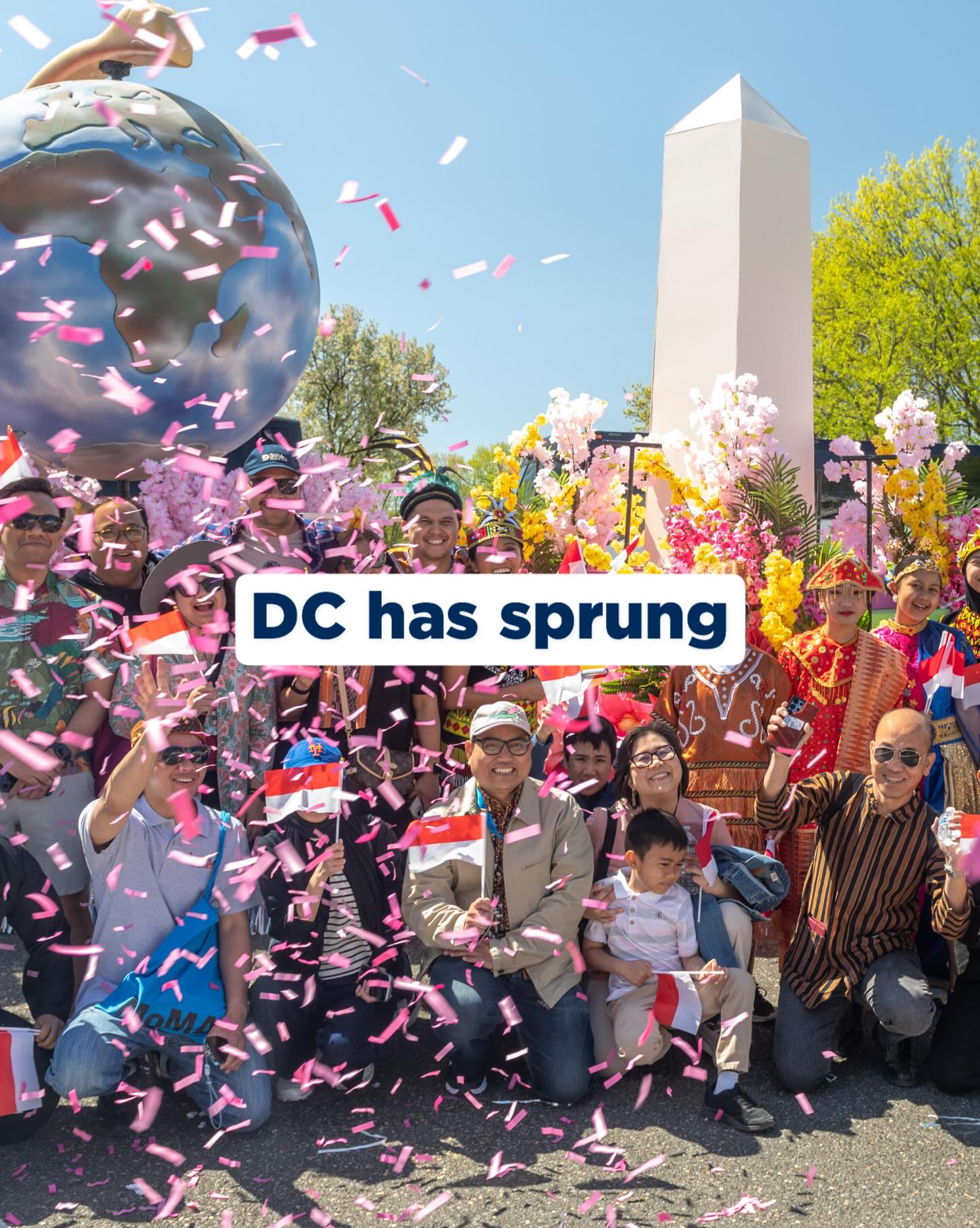 Vibes 

Spring has officially sprung in Washington, DC  (Remember the winter we had? Yeah…)

Thanks to everyone who joined us for the National Cherry Blossom Festival Parade aka the spring party of our dreams yesterday 

Happy SPRING, DC 

@cherryblossfes