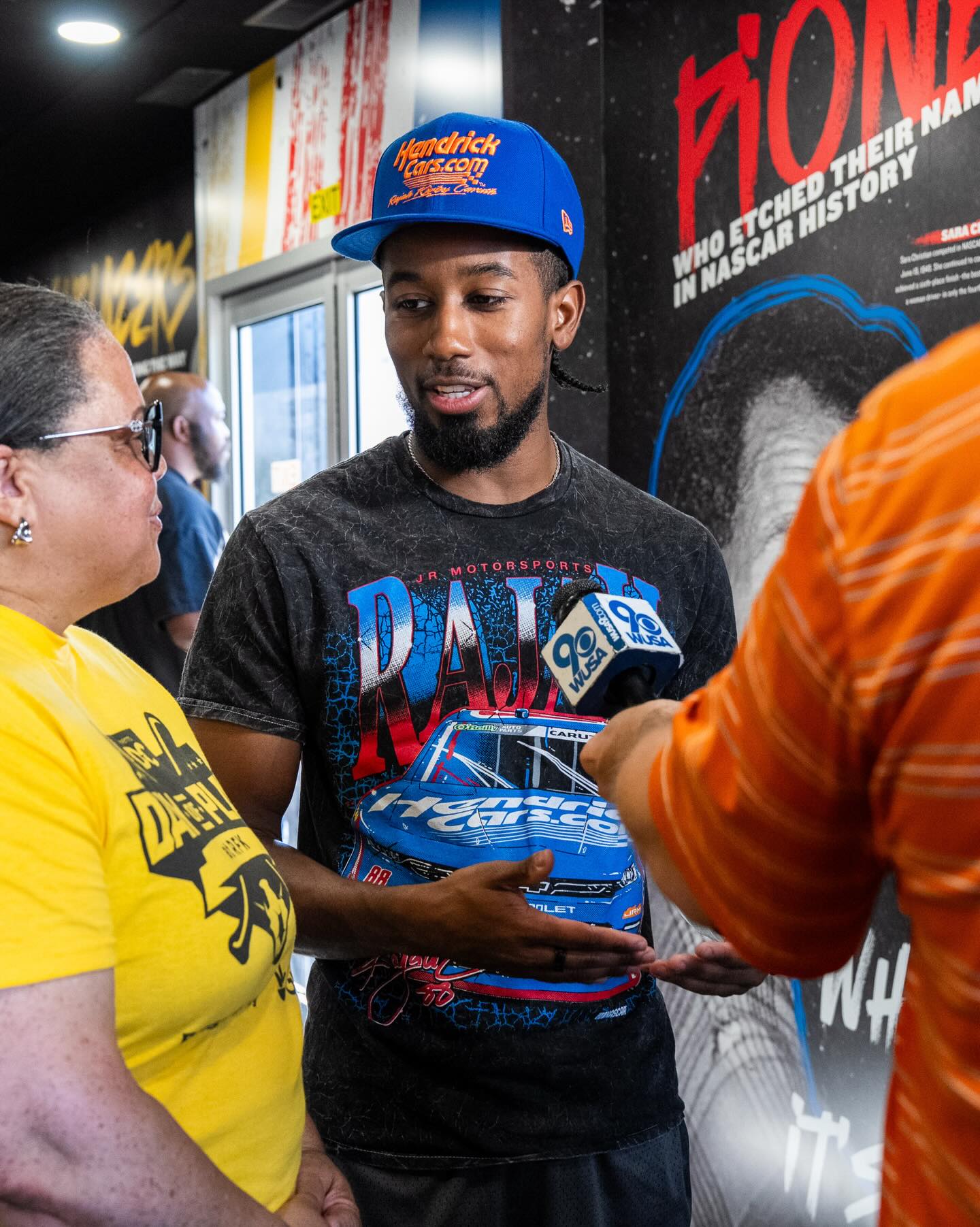 @rajahcaruth_ in the HOUSE 

Always love catching up with DC native NASCAR driver Rajah Caruth! Thanks for showing up for the DC community at Day of Play today  #PlayAtRFK