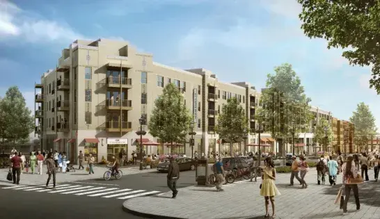 Crest Skyland Town Center rendering