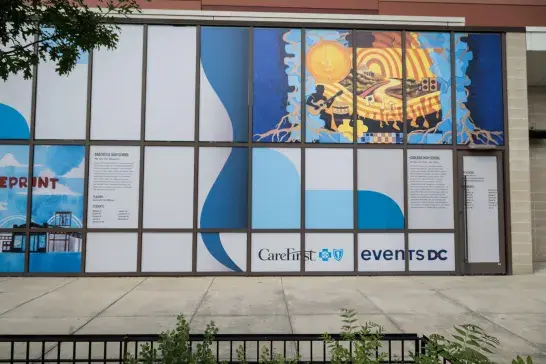 Student-Created Mural Installed at CareFirst Arena