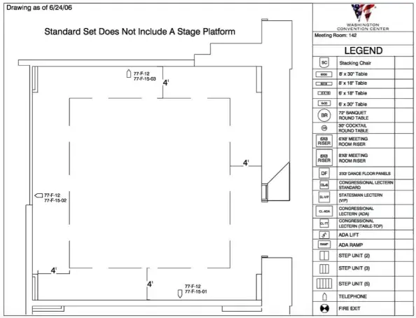 Room 142 Floor Plan