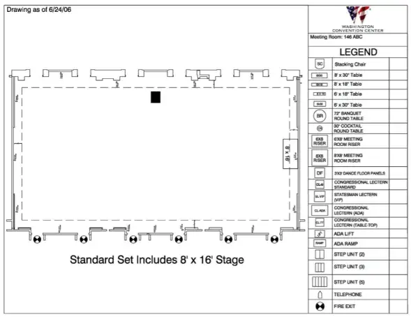 Room 146 Floor Plan