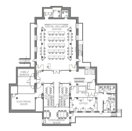 Floor Plan for RISE Lecture Hall