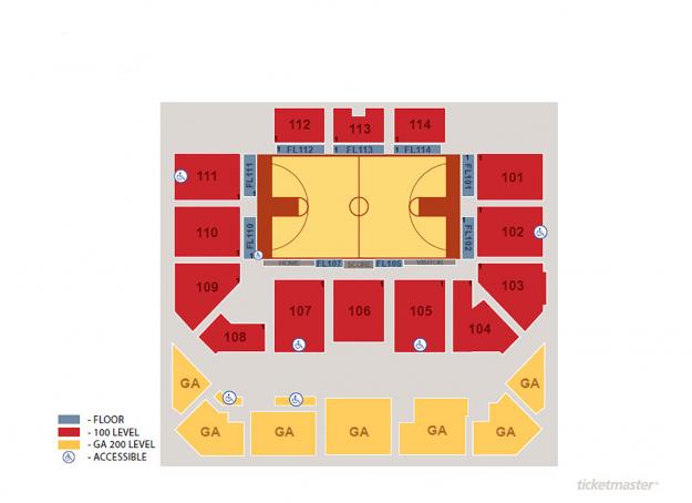 Basketball stadium seating at ESA