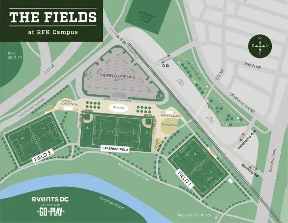The Fields at RFK Site Map