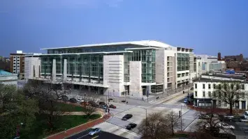 Exterior shot of the Walter E. Washington Convention Center