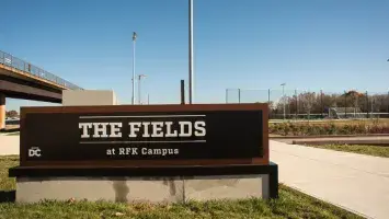 The Fields at RFK Campus sign