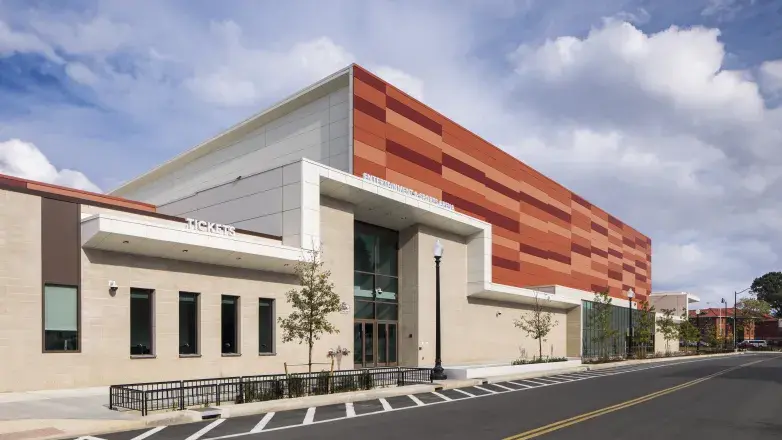 Entertainment and Sports Arena exterior shot
