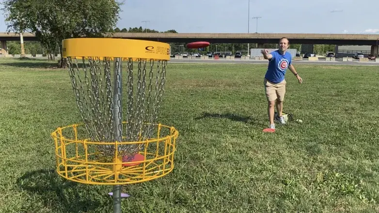 Disc golf at RFK Campus
