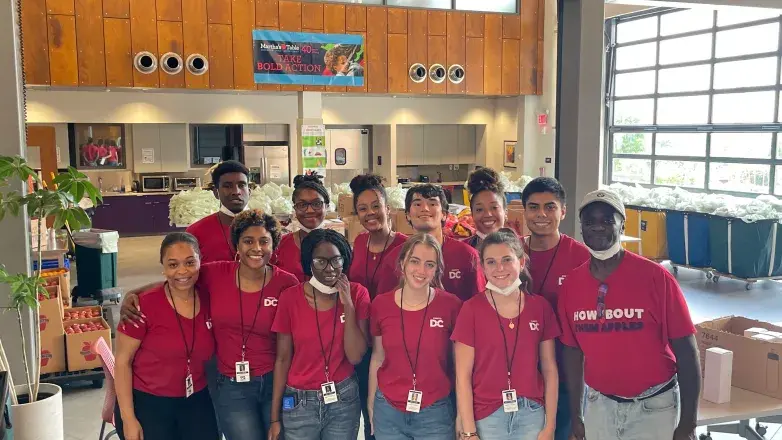 Events DC's STRIVE interns at Martha's Table