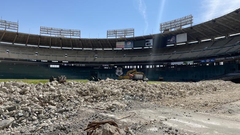 RFK Memorial Stadium Selective Demolition Process