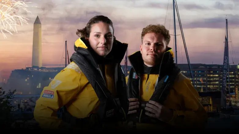 Team Washington, DC Skipper Ella Hebron & First Mate Charlie Cullen
